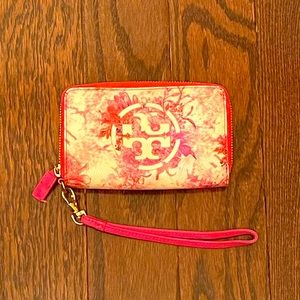 *ShopLINE* Pink & White Tory Burch Wallet